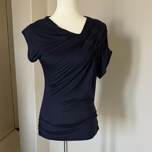 Ted Baker Elegant asymmetric Navy Women's Top